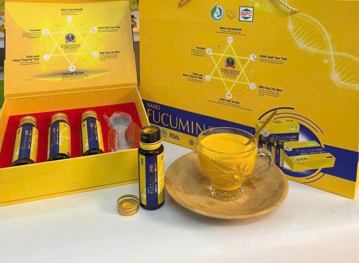 Nghệ nano dạng nước Viện Hàn lâm - Nano Curcumin Fucumin