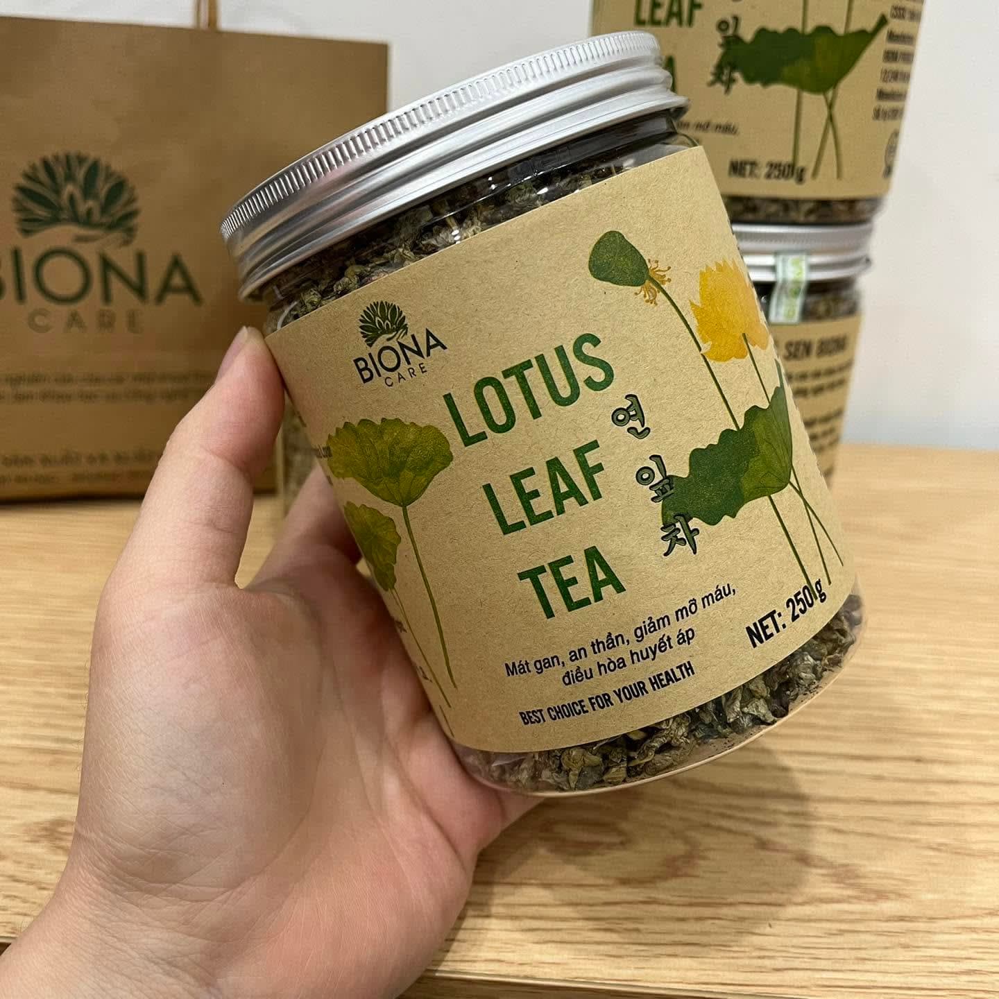 Trà lá sen Biona Viện Hàn Lâm - Ảnh 1